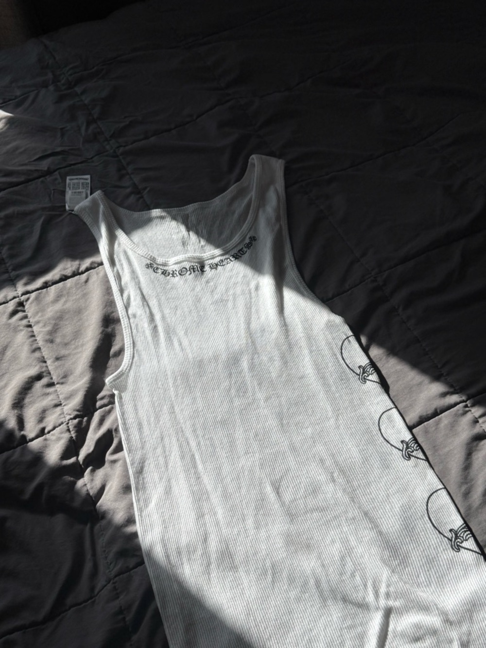 *RARE* Chrome Hearts White Tank valentine edition